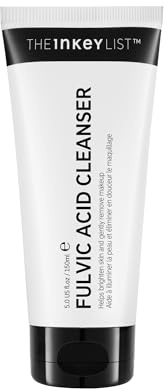 The INKEY List Fulvic Acid Cleanser 150 ml, entfernt Make-up, sorgt für einen gesund aussehenden Teint, parfümfrei, für alle Hauttypen geeignet