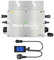 SOGTICPS 600W netzgekoppelter Mikro-Wechselrichter wasserdicht IP65 MPPT DC28-50V PV Eingang AC180-260V Ausgang für 30V 36V Solarmodule Mit AC-Datenüberwachungsanzeige