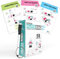 Flexies Pilates-Ring-Workout-Karten – 58 Übungsringkarten mit Pilates-Kreis, Trainingshaltung, Anleitung und Atemtipps, inklusive trocken abwischbarem Marker und Bindering, Pilates-Ausrüstung,