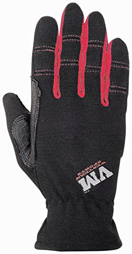 VM Riding Sports Reithandschuhe, Unisex, Red Pro, M