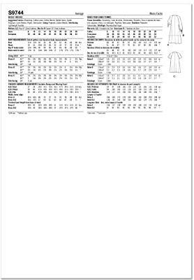 SIMPLICITY SS9744K5 Misses' Dresses K5 (8-10-12-14-16)