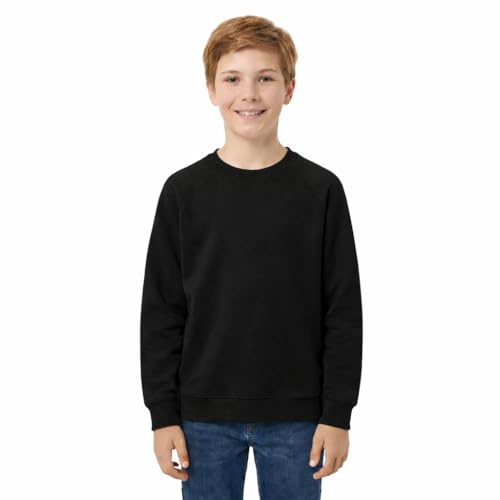 Fleece Sweatshirt Unisex Knitted Sweater Jumber Full Sleeve Kids Boys Girls Children Top Crew Neck Outdoor Activewear