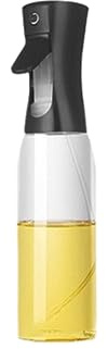 HFENGKG Oil Spray Bottle Outdoor Camping Cooking Olive Oil Sprayer Kitchen Oil Dispenser Cooking Oil Bottle Kitchen Utensils (Plastic-300ML-Black)