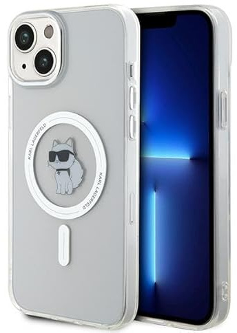 Karl Lagerfeld KLHMP15MHFCCNOT Hülle für iPhone 15 Plus 6.7 transparent hardcase IML Choupette