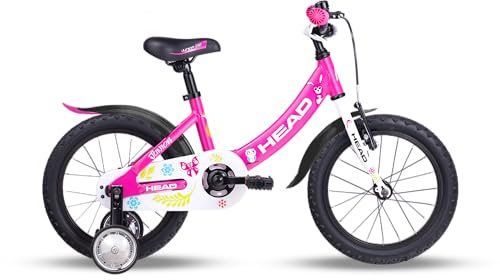 HEAD Unisex - Babies Junior 16G Kids Bike, Pink, 24