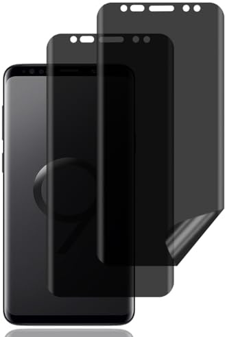 BCHKLAI Sichtschutz Schutzfolie für Samsung Galaxy S9 Plus/S9+ [2 Stück] | Privacy Schutzfolie,Sichtschutzfolie,Kratzfest,Blasenfrei,Anti-Fingerprint,Anti-Spy TPU Displayschutzfoli für Galaxy S9 Plus