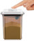 Nocsm 2300ml Distributeur De Lait en Poudre. RéCipient à Poudre Scellé. BoîTe De Rangement Portable pour Lait en Poudre (Brun 2.3L)