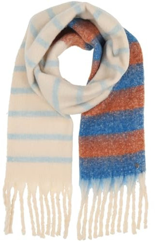 FRAAS Damen-Schal mit langen Fransen - 40 x 230 cm Größe - Warmer XXL-Schal gestreift - Perfekt für den Winter