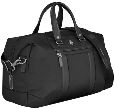 Victorinox Architecture Urban2 Compact Weekender Reisetasche, Reisegepäck mit Trolley-Riemen, Handgepäck, Business, Damen/Herren, 32 l, Schwarz