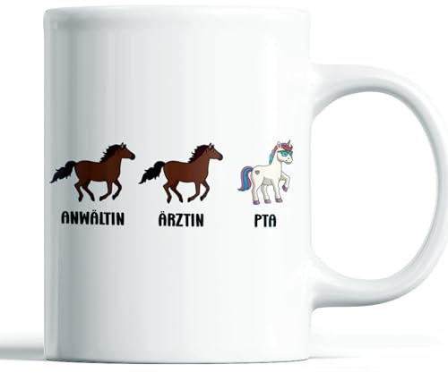 PTA Tasse |Anwältin Ärztin PTA | PTA Geschenk Frauen Beruf Tasse Apotekerin Kaffeebecher lustig