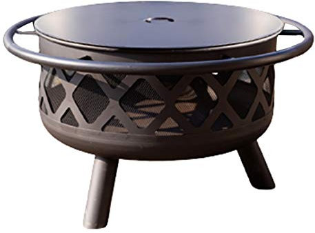 XZHOOQP Foyer d'extérieur Foyer d'extérieur, Foyer portatif en Fer forgé, décoration de Jardin