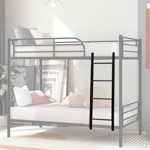 MKLSRWOING Dorm Twin Bunk Bed Ladder 4/5 Step RV Bunk Ladders, Universal Metal Replacement Ladder for Adjustable Tall Bed Ladders, Interior Multifunctional Safety Climb Ladder (Size : 140cm(5