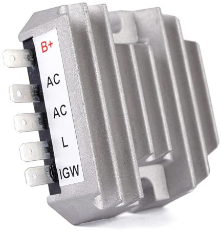 Régulateur redresseur pour tracteur John Deere 330 322 332 670 770 870 970 1070 F915 5 bornes mâles B+-AC-L-IGW AM101406