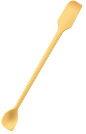 brooksnaji Silicone Jar Spatula, Butter Spatula - Two Heads Silicone Spatula Spoon, Kitchen Gadget Non Stick for Condiment Cream Bread Cake