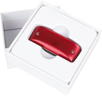 7 Löcher C-Ton Mundharmonika Holzblasinstrument Diatonische Harfe Pop Blues Rock Folk Mundharmonika(Red)