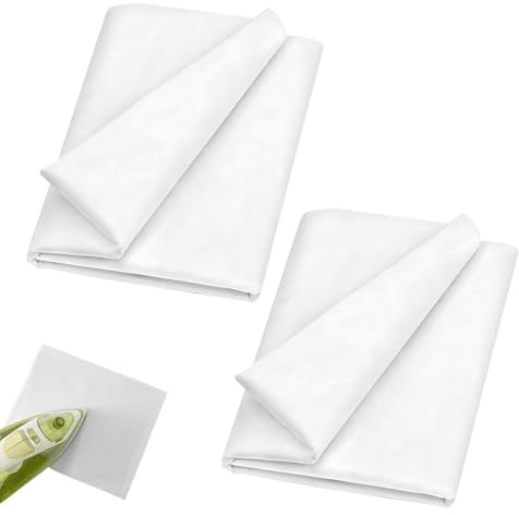 2er Set 300 X 100 Cm Bügelvlies, Aufbügelbares Volumenvlies 50g/M², Mittelschweres Vlies Für Nähhandwerk, Volumenvlies Zum Aufbügeln Einseitig, Praktisches Bügelflies Für Patchwork, Quilting Und Heimw