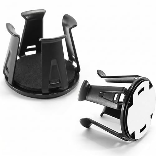 Lot de 2 porte-gobelets universels auto-adhésifs pour console centrale de voiture, porte-bouteille pour tasse à café, bouteilles, intérieur de voiture, camping-car