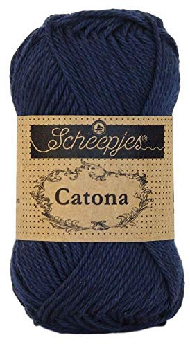 Scheepjes - Scheepjes Catona 124 Ultramarine Yarn - 1x25g