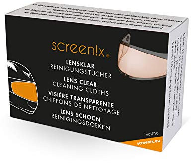 Screenix Lensklar Lingettes de nettoyage pour lentilles anti-buée intérieures (visières)