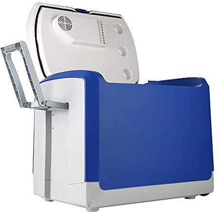 HUIQC Compresseur Réfrigérateur Congélateur (40 litres) Mini Refroidisseur Alimenté AC ou DC Alimentation, Boissons, Camping du vin, Voyage, Pique-Nique Léger, Compact (Couleur : Bleu)