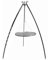 CookKing Grill Tripod Zwart 200cm met Stalen Rooster 60cm