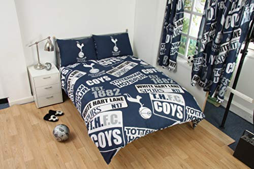FOCO Tottenham Hotspur FC Bettwäsche-Set für Doppelbett, Bettwäsche und Kissen