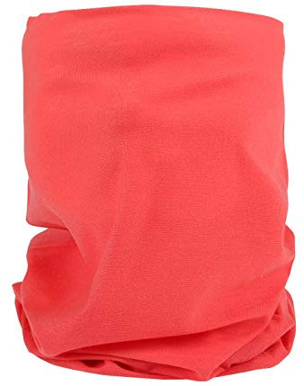 Halstuch Schlauchschal Damen Multifunktionstuch Schutz Herren Design Atmungsaktiv Sport Rundschal Motorrad Tuch Loop (rot)