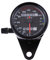 Tacho Motorrad,Kilometerzähler,Motorrad-Tachometer, Universal Motorrad Kilometerzähler Tachometeranzeige Signal Dual Digital Display KM/H.(schwarz)