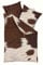 Kaeppel Digitaldruck Bettwäsche Kuhfell, Animal-Print Nougat 80x80 + 135x200 cm