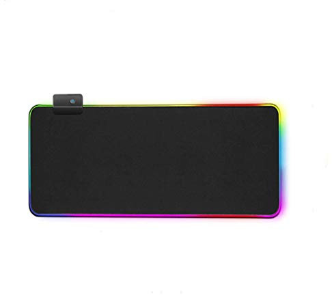 N-B Gaming Mouse Pad LED Backlight Computer Mouse Pad Wireless Charger Large Mouse Carpet Suitable For Keyboard Desk Mat
