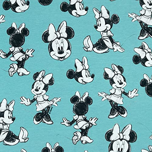 Baumwolljersey Minnie Mouse mint