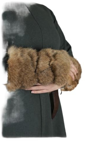 MYTHOLON Armstulpen Fell Rote Neuseeländer