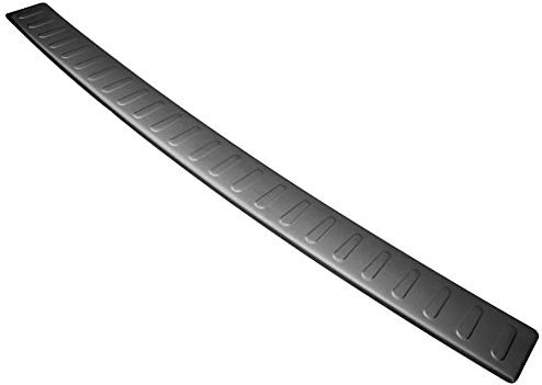 Aroba AR331-BLM Edelstahl Anthrazit gebürstet Ladekantenschutz kompatibel mit Volkswagen T6 BJ. 6.2015-9.2019 passgenau Abkantung Farbe Anthrazit