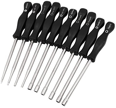 Tiardey,10 Uds,Kits de Herramientas de Destornillador de Ajuste de carburador Universal para Motor común de 2 ciclos