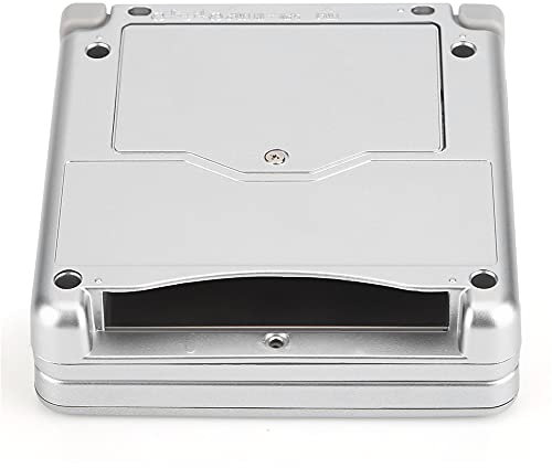 GBA SP Shell Game Boy Advance SP Shell Slate Abs für Game Boy Advance GBA SP Schutzhülle Abs Case Cover Repair Parts Kit Schwarz (Silber)