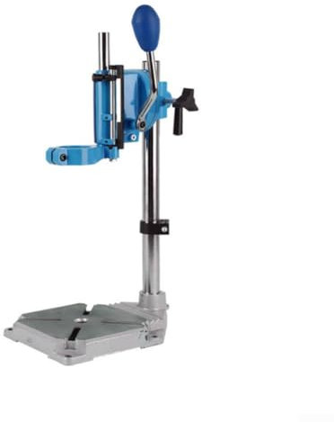 Universal Bench Drill Press Stand, Cast Iron Bench Clamp Drill Stand Holder Base 90 Angle Rotate Collet Drilling Machine Bracket