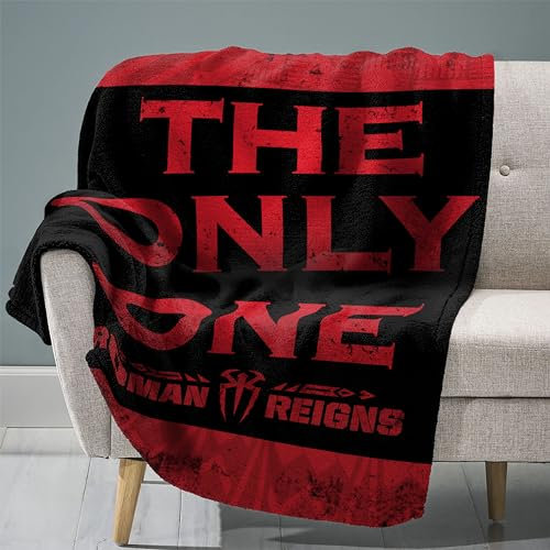 Sleep Squad WWE Roman Reigns 60 x 80 Raschel Plüschdecke Wrestling Superstar superweicher Überwurf