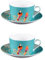 Table Passion - Coffret 2 déjeuners Paraiso et sous tasses assorties 35 cl