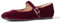 Amazon Essentials Women's Mary Jane Ballet Flats, Burgundy Velvet, 5.5 UK