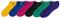 POLO RALPH LAUREN Damen Performance Cotton Low Cut Socks-6 Pair Pack-Breathable Mesh & Sport Cushioning Niedrig geschnittenes Halbkissen, Leuchtend Sortiert, 36.5-43 EU (6er