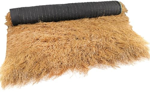 Artificial Simulation Of Thatched Roof, Artificial Straw Scenic Area Decoration, ,fake Turf, Retro Style Thatched Roof, Thatched Shed, Mexican Straw Roof, Garden Straw RoofBa(Size:0.5*1m(1.64*3.28ft))