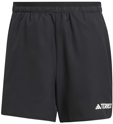 adidas Men's Terrex Multi Light Shorts, Black, M 5 inch