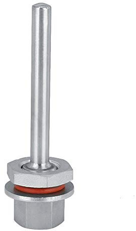 XHTLLO 4 Zoll Edelstahl 1/2 Zoll Thermowell Kit, Homebrew Fitting Zubehör Schützt Das Thermometer, Zuverlässig, Ideal Zum Kochen, Brauen Und Erhitzen, Erhöht Die Lebensdauer Des Thermometers