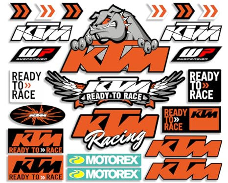 Pegatinas Reflectantes de Vinilo para Motocicleta KTM 390 790 890 990 1190 Adventure 1290 Super Listo para Correr (FG-KTMX11)