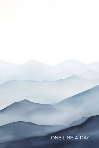 One Line a Day - Mountains: A collection of thoughts and memories, A Diary, Daily Journal, Yearly Journal, Memory Journal
