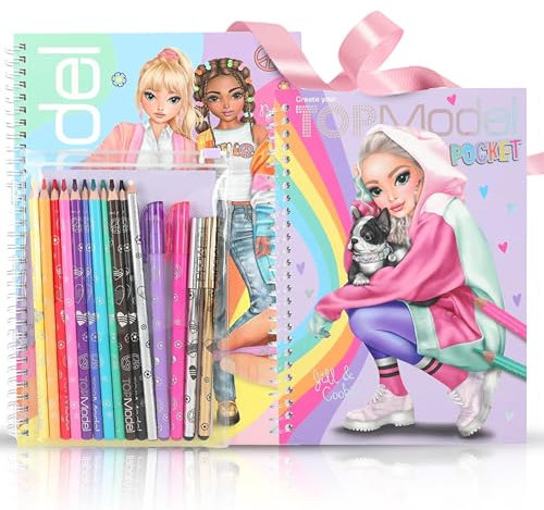 TOPModel Malbuch-Set & TOPModel Pocket Malbuch: Kreativer Malspaß für unterwegs und zu Hause – Dein perfektes Set für fantasievolle Zeichnungen und farbenfrohe Abenteuer!