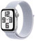 Apple Watch SE (2ª gen.) GPS 40 mm Smartwatch con cassa in alluminio Argento e cinturino Sport Loop Nuvola azzurra. Tracker per fitness e sonno, app Battito, Rilevamento incidenti, Carbon Neutral