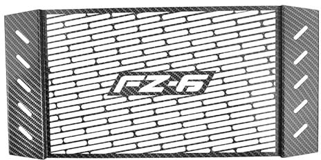 Protector Rejilla radiador Protector de Rejilla para radiador de Motocicleta, Cubierta de Metal Negra para Yam&aha FZ6 FZ 6 para Fazer 2006-2010