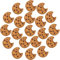 20 Stück Keks-Aufnäher Zum Aufbügeln, Cookie Patches zum Aufnähen，patches zum aufbügeln für Kleidung