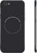 FAOMSEBS for iPhone SE Case 3/2 (2022/2020), iPhone 8/7 Case MagSafe (Bare Metal Feel) [Strong Magnetic] Borderless Slim Case for iPhone SE 2020/2022 Case iPhone 8/7 MagSafe Cover 4.7'' Black